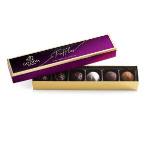 Godiva Chocolatier Birthday Truffles Assorted Chocolate Gift Box, 12 pc.(Dark Chocolate)