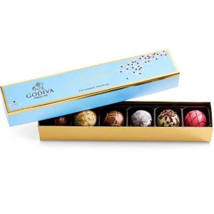 Godiva Chocolatier Birthday Truffles Assorted Chocolate Gift Box, 12 pc.(Patisserie Truffles)