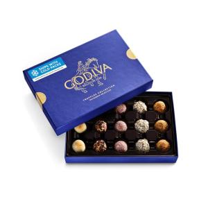 Godiva Patisserie Chocolate Truffle Gift Box, Belgian Dessert Chocolates with Ganache Center, Gourmet Gift for Birthdays, Holidays, Non-GMO & Kosher, 24 Pc(Patisserie)