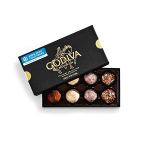 Godiva Patisserie Chocolate Truffle Gift Box, Belgian Dessert Chocolates with Ganache Center, Gourmet Gift for Birthdays, Holidays, Non-GMO & Kosher, 24 Pc(Signature)