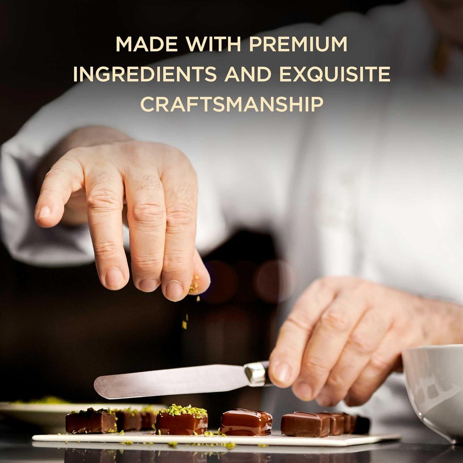 imageGodiva Holiday Tower with Red Ribbon Includes Truffle Gift Box Gold Chocolate Gift Box ampamp Masterpiece Holiday Tin Gourmet Chocolate Assortment Kosher ampamp Halal