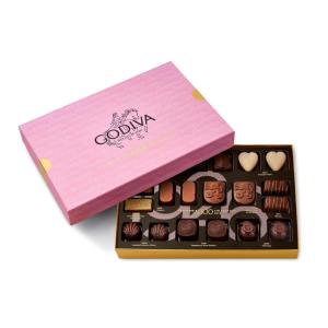 Godiva Centennial Collection Chocolate Gift Box, Limited Edition Belgian Dark & Milk Chocolates Assortment, 100th Anniversary Vintage Design, Kosher, 10 Pc(20 Pieces)